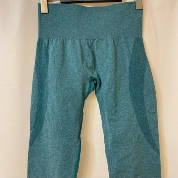 NVGTN Contour Seamless Leggings Teal Medium - Picture 3 of 9